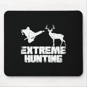 Funny Extreme Hunting Deer Karate Karate Martial A Mouse Pad