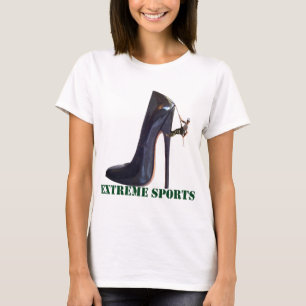 Funny Extreme Sports - Shoe Climbing T-Shirt