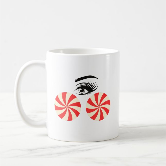 Funny Eye Candy Mug for Women (Left)