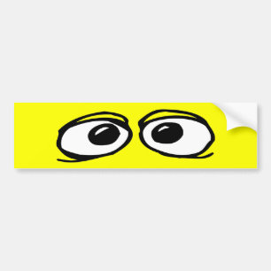 Funny Eyeballs Bumper Sticker
