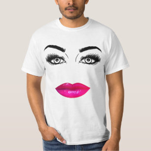 Funny Eyebrows and Lips T-Shirt