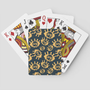 Funny Eyes Doodle Classic Playing Cards