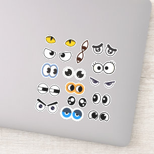 Funny Eyes Expression Googly Eyes Sticker Set