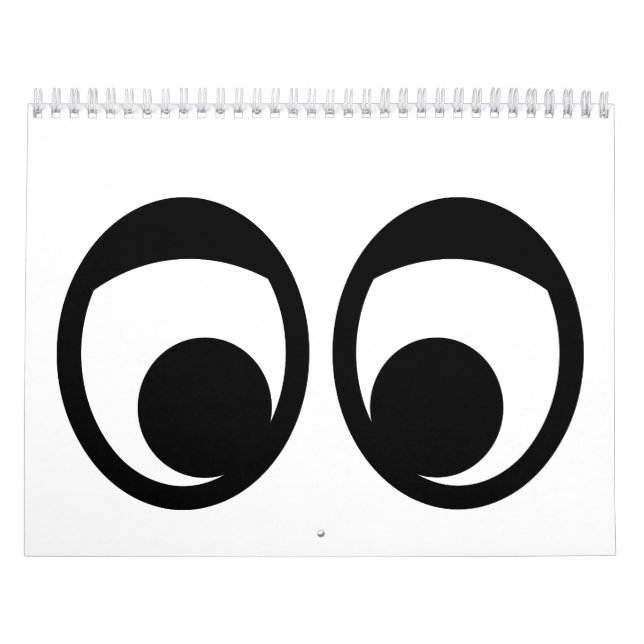 Funny eyes face calendar (Cover)
