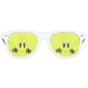 Funny Eyes Party Sunglasses Custom Text and Colour