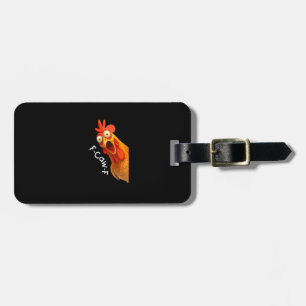 Funny F-Caw-F Chicken F-Caw-F Chicken Creative Cas Luggage Tag
