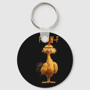 Funny F-caw-f Chicken, Fcawf Chicken Key Ring