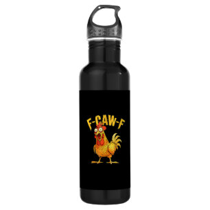 Funny F-Caw-F Chicken – Hilarious Crow Graphic Hum 710 Ml Water Bottle