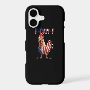 Funny F-Caw-F Chicken USA Flag F-Caw-F American Ch