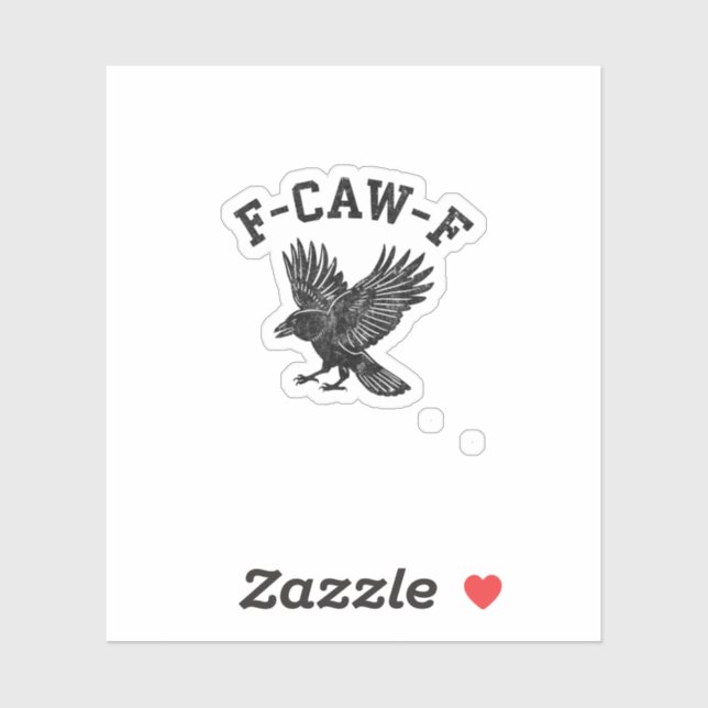 Funny F-Caw-F Crow Aesthetic Style (Sheet)