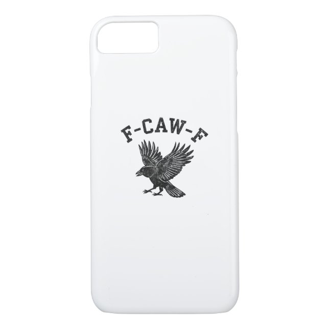 Funny F-Caw-F Crow Aesthetic Style Case-Mate iPhone Case (Back)