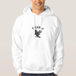 Funny F-Caw-F Crow Aesthetic Style Hoodie