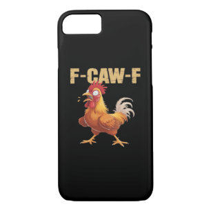 Funny F-Caw-F Crow Humor Gothic iPhone 8/7 Case