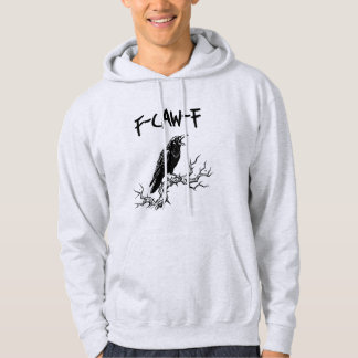Funny F-Caw-F Crow Raven Pun Hoodie