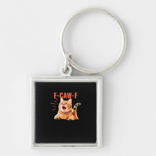Funny F-Caw-F Graphic Sarcastic Trendy Unique Key Ring