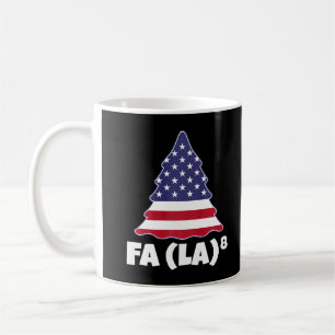 Funny Fa La 8 Christmas Math Teacher Snowman Premi Coffee Mug