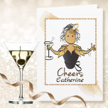 Funny Fabulous Cute African American Birthday  Card<br><div class="desc">Is that Fabulous person celebrating a birthday?  This classy and cute card can be personalised with her name and your birthday greeting!</div>