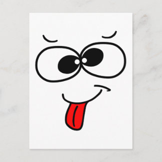 Funny Face - blah Postcard