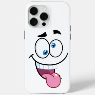 funny face iPhone 15 pro max case
