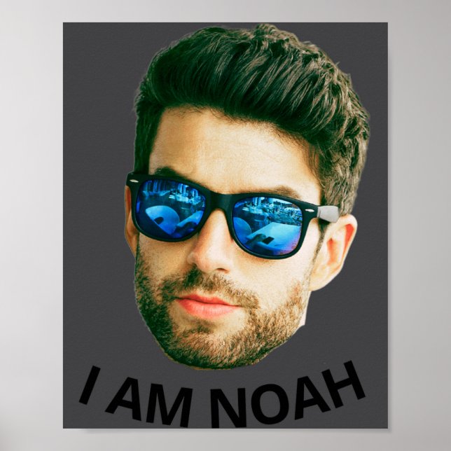 Funny Face Cture Birthday Party Matching  Poster (Front)