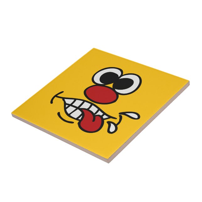 Funny Face custom ceramic tiles (Side)
