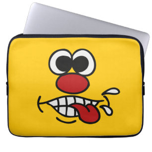 Funny Face custom laptop sleeves