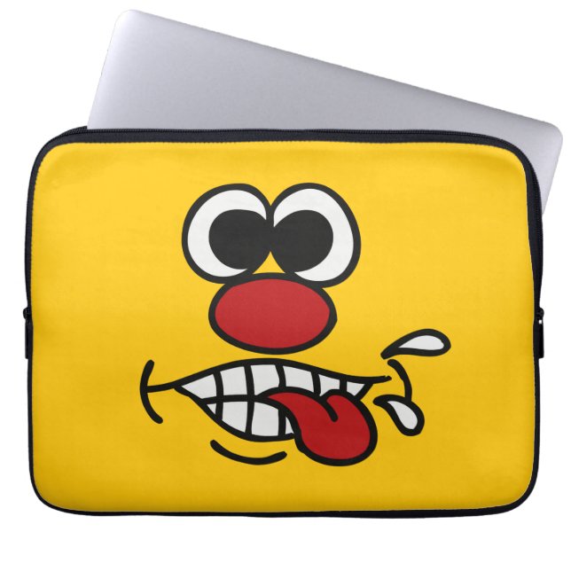 Funny Face custom laptop sleeves (Front)