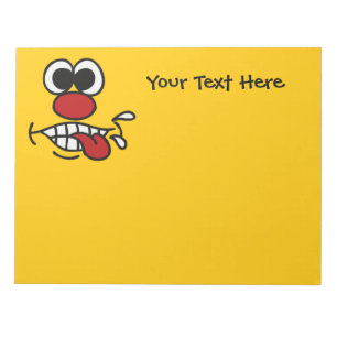 Funny Face custom notepad