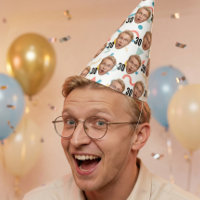 Funny Face Custom Photo Party Hat