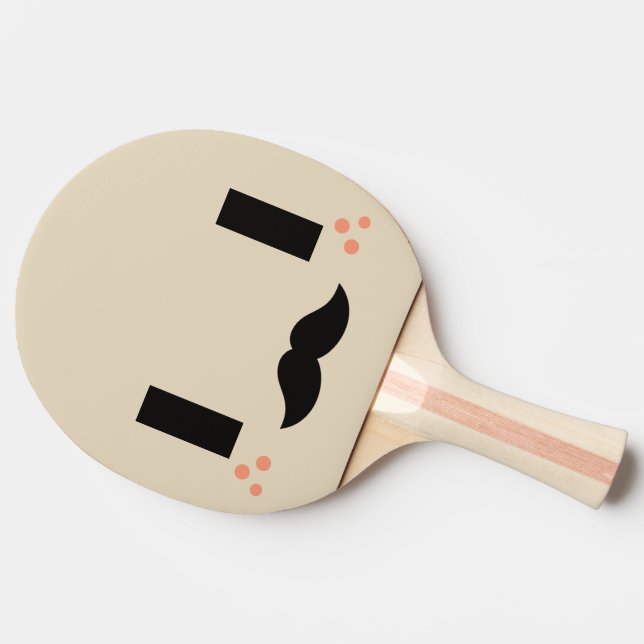 Funny Face. Emoji. Emoticon. Ping Pong Paddle (Side)