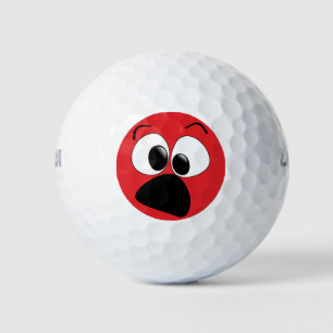 Funny Face Humour Golf Balls