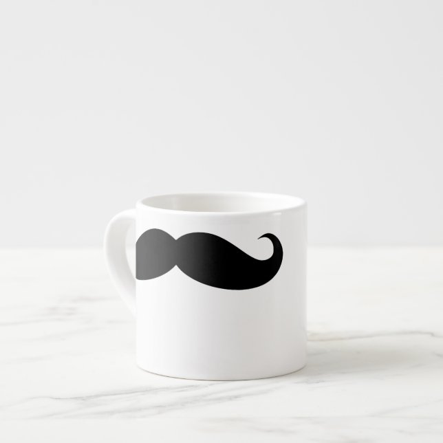Funny Face Moustache Mug (Front Left)