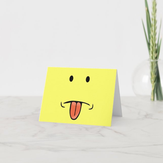 Funny face notecards (Front)