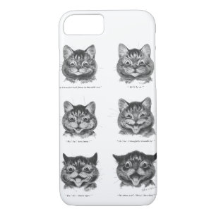 Funny Face of Cat, Louis Wain iPhone 8/7 Case