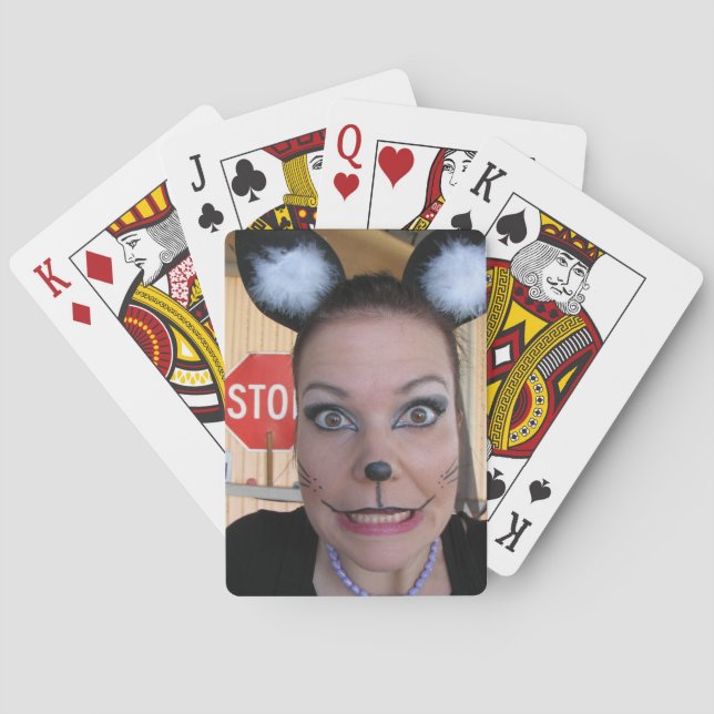 Funny Face Playing Cards! Playing Cards (Back)