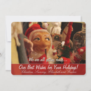 Funny Face Seasonal Greeting Card