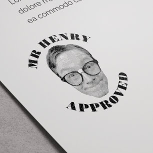 Funny Face Teacher Approved Self-inking Stamp