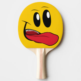 Funny Face Triple Nanner Table Tennis Ping Pong Paddle