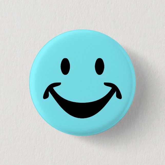 Funny face + your backg. & ideas 3 cm round badge (Front)