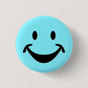 Funny face + your backg. & ideas 3 cm round badge