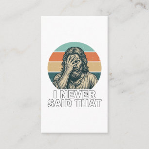 Funny Facepalm Vintage Engraving Quote Design_1 Business Card