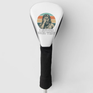 Funny Facepalm Vintage Engraving Quote Design_1 Golf Head Cover