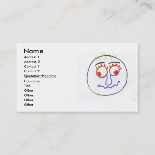 Funny Faces Business Card