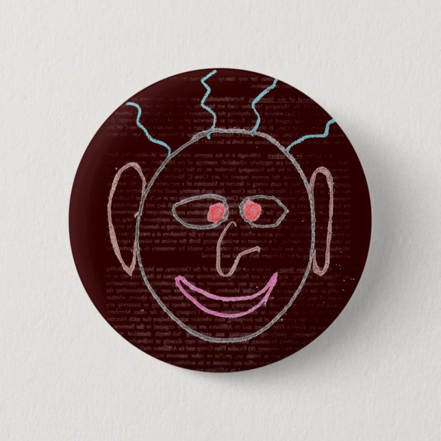 Funny Faces Button (Front)