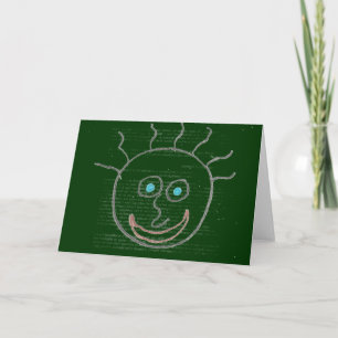 Funny Faces Greeting Card
