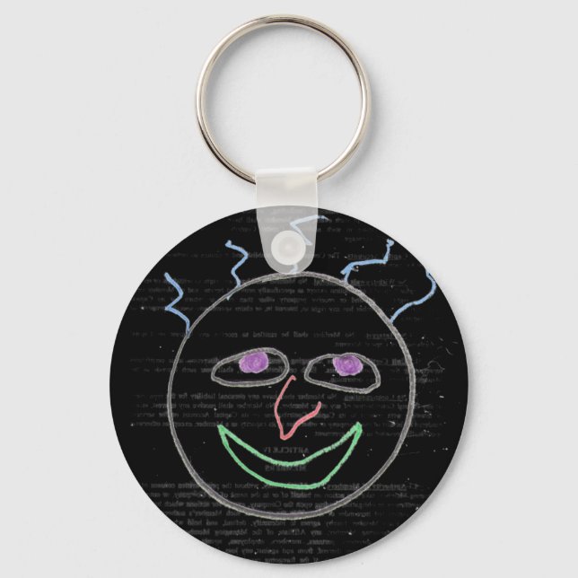 Funny Faces Key Ring (Front)