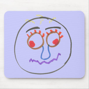 Funny Faces Mouse Pad
