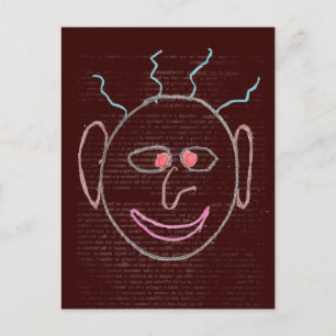 Funny Faces Postcard
