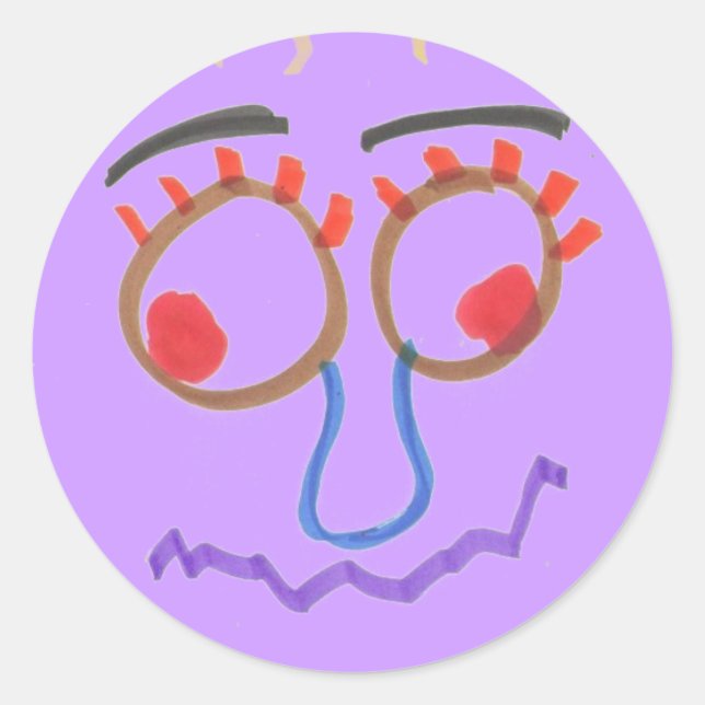 Funny Faces Sticker (Front)