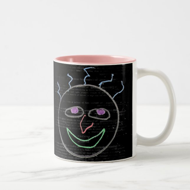 Funny Faces Two-Tone Coffee Mug (Right)